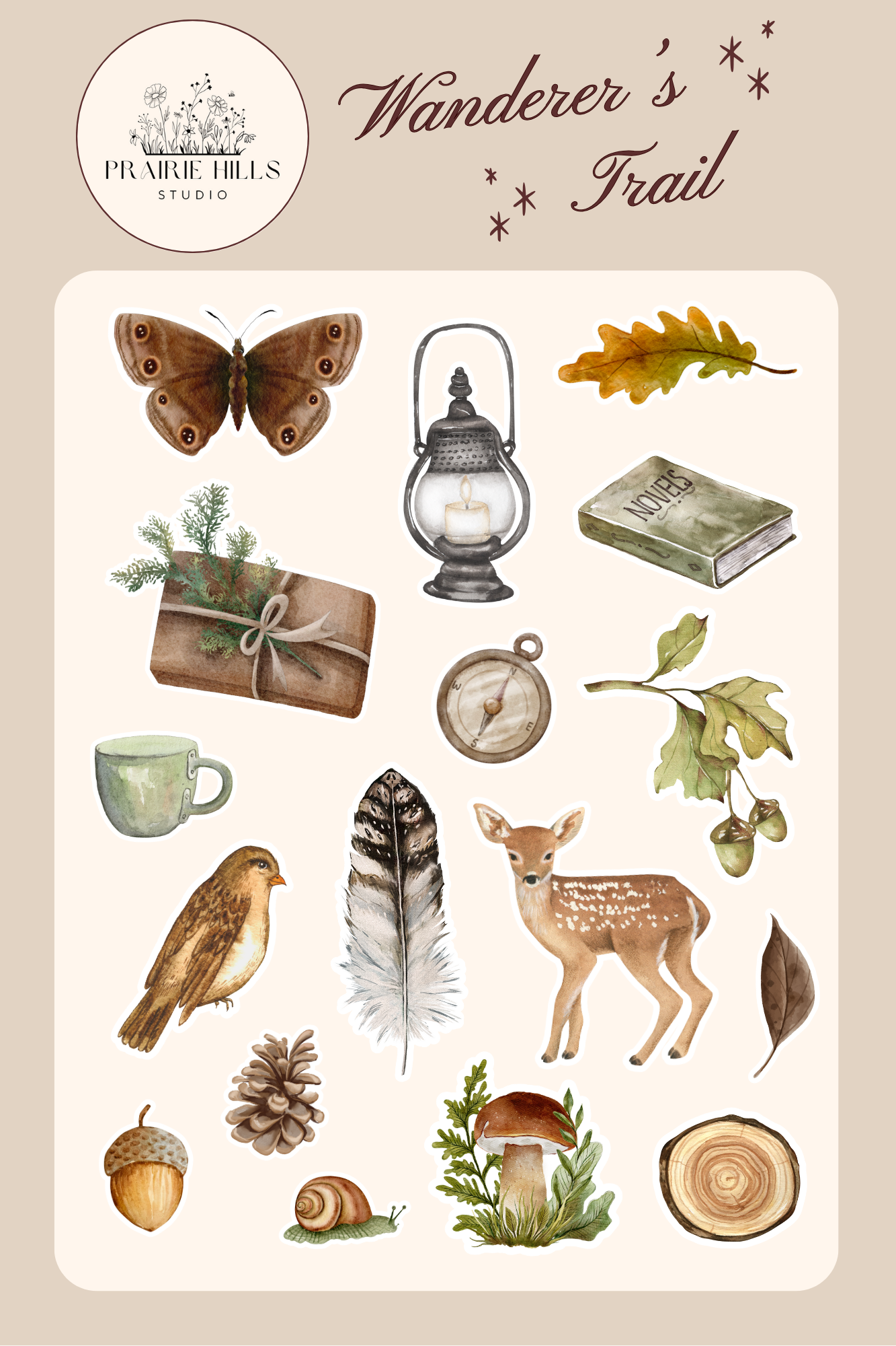 Wanderer's Trail Sticker Sheet