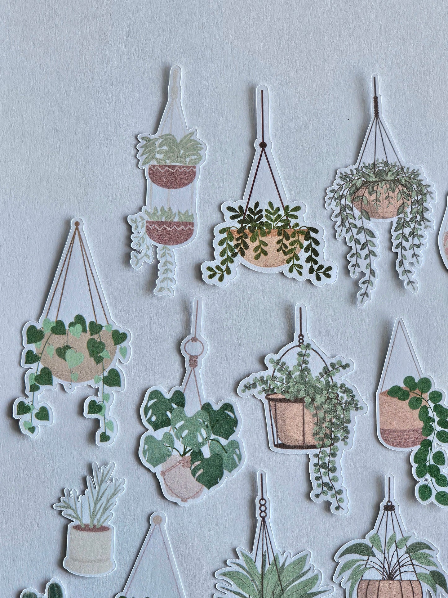 Mini House Plant Sticker Pack | 25 Pcs