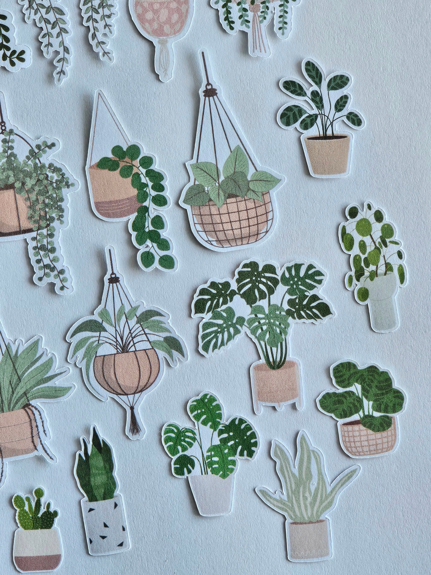 Mini House Plant Sticker Pack | 25 Pcs