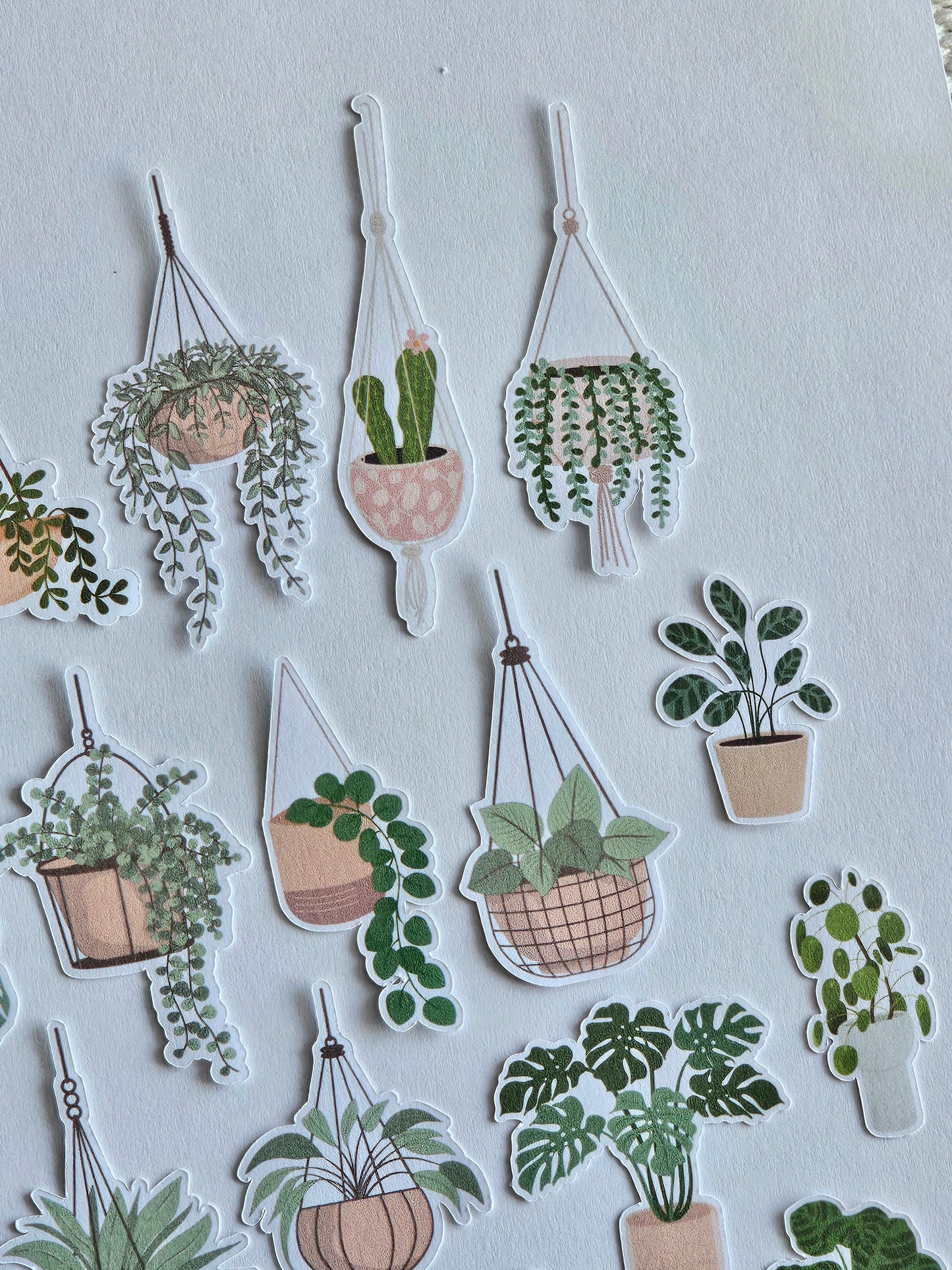 Mini House Plant Sticker Pack | 25 Pcs