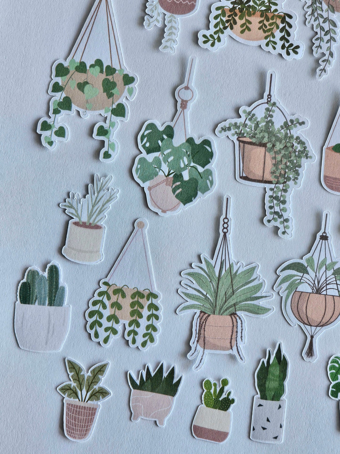 Mini House Plant Sticker Pack | 25 Pcs