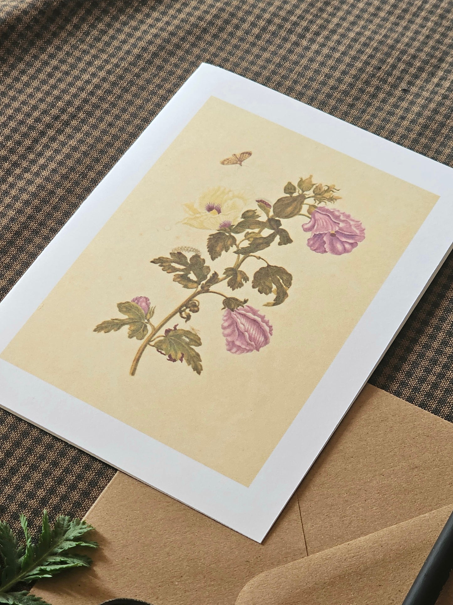 Floral Illustration Greeting Card | Illustrated Card and Envelope Set