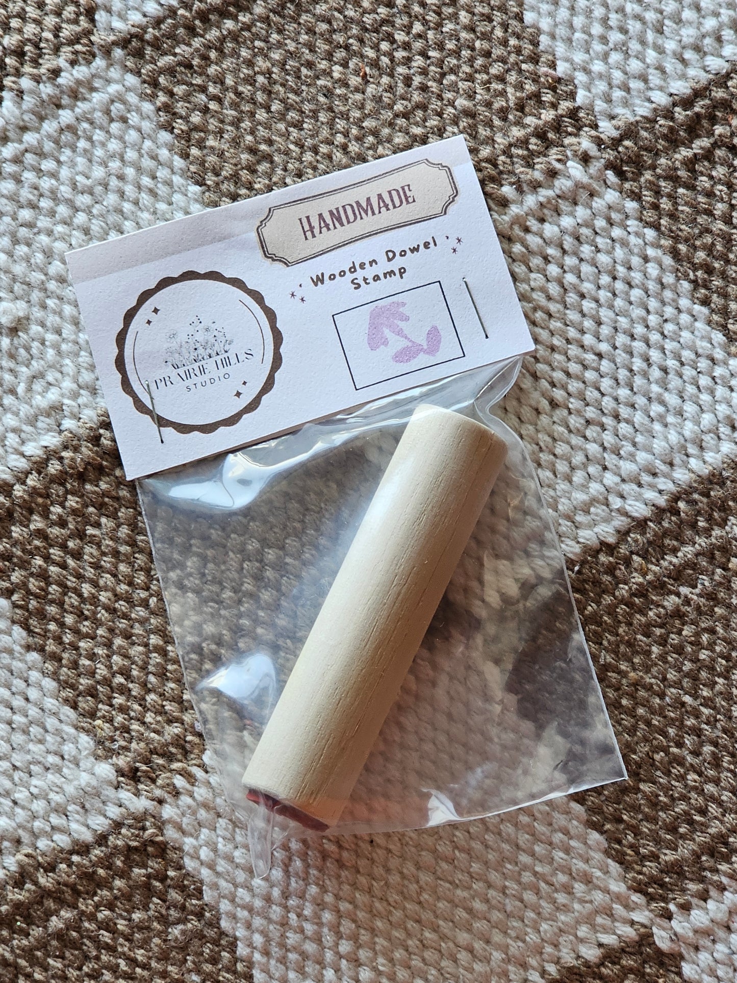 Handmade Tiny Flower Rubber Stamp | Style #6