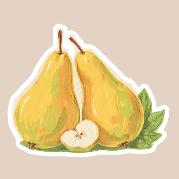 Pears Vinyl Sticker
