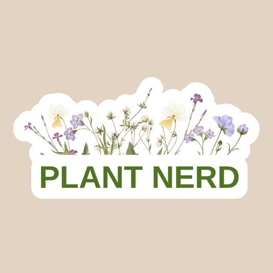 Plant Nerd Vinyl Sticker | Style #2