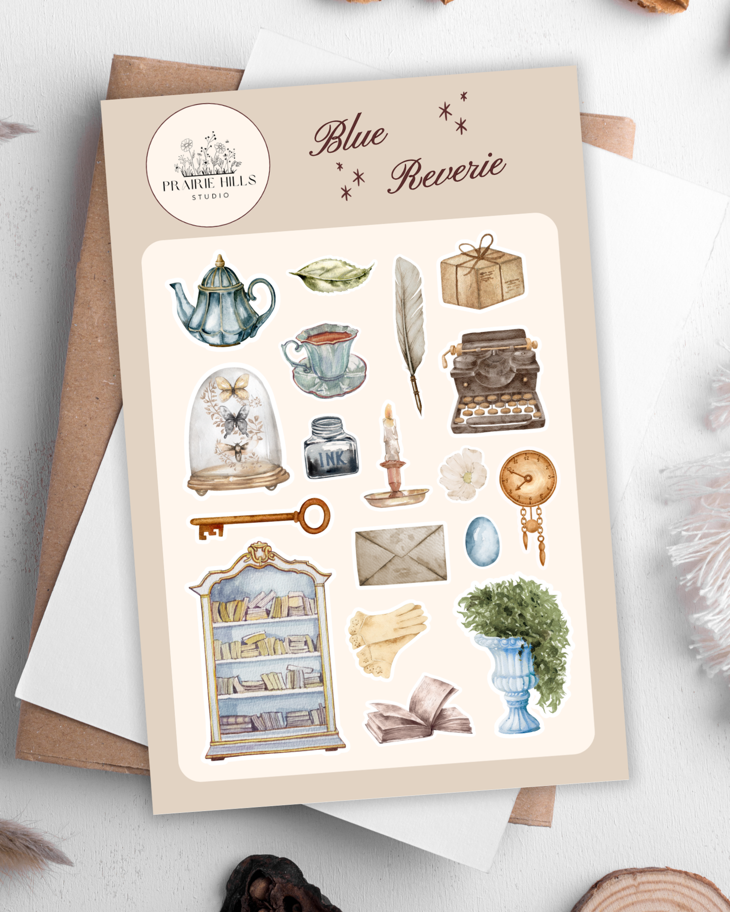 Blue Reverie Sticker Sheet