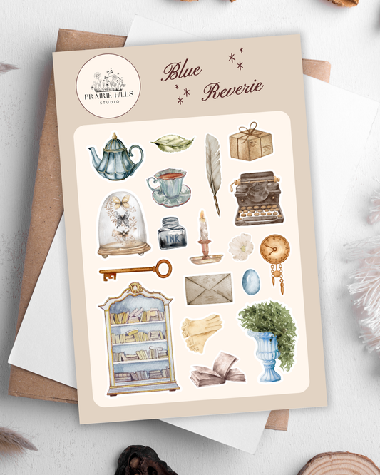 Blue Reverie Sticker Sheet