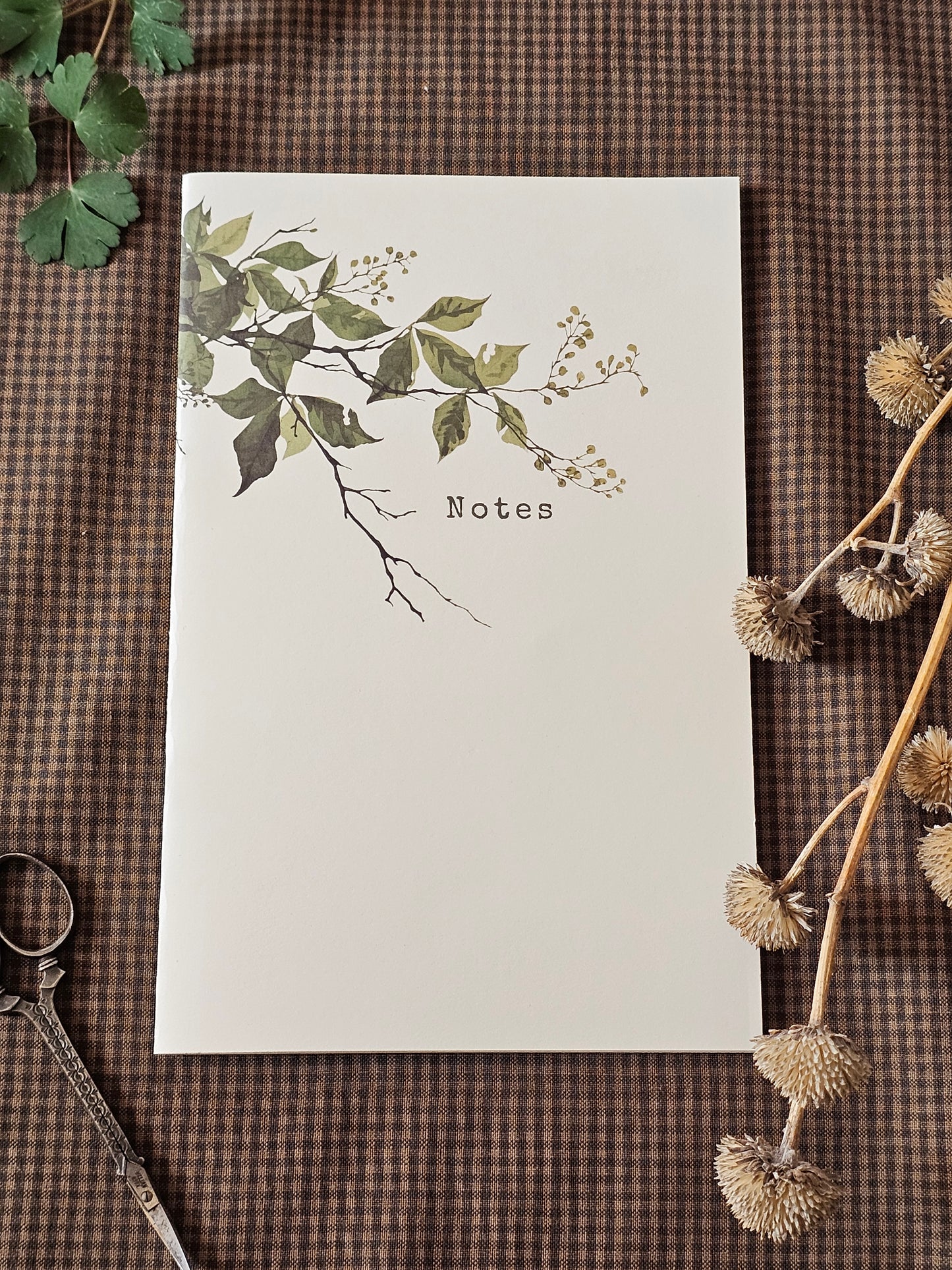 Handmade Botanical Pocket Notebook