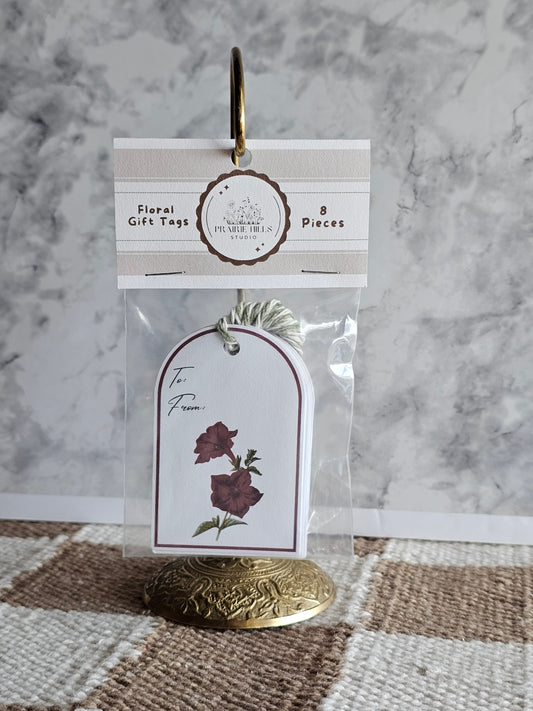 Floral To & From Gift Tags | Set of 8