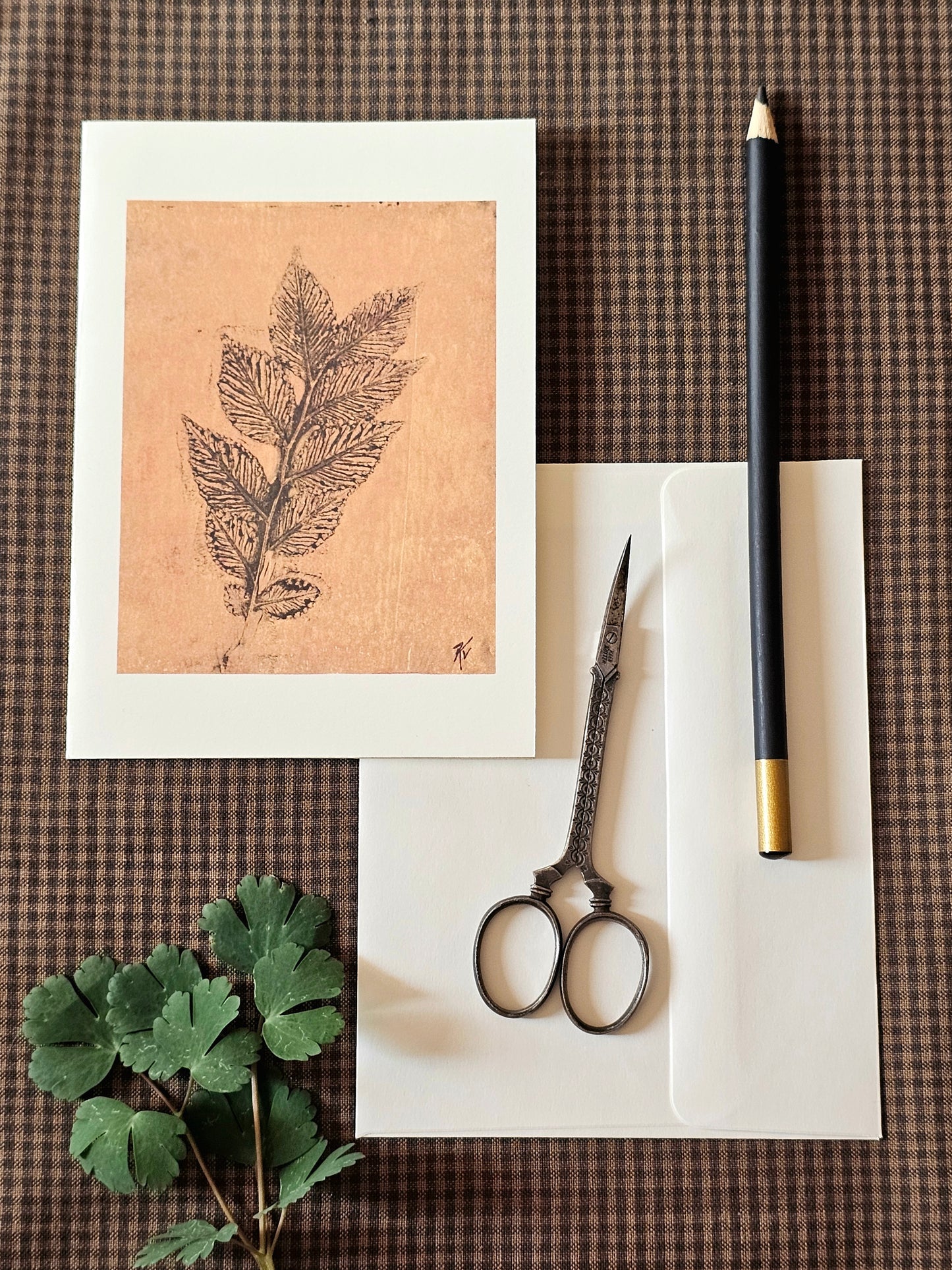Botanical Art Print Greeting Card | "Sapling Number Two"