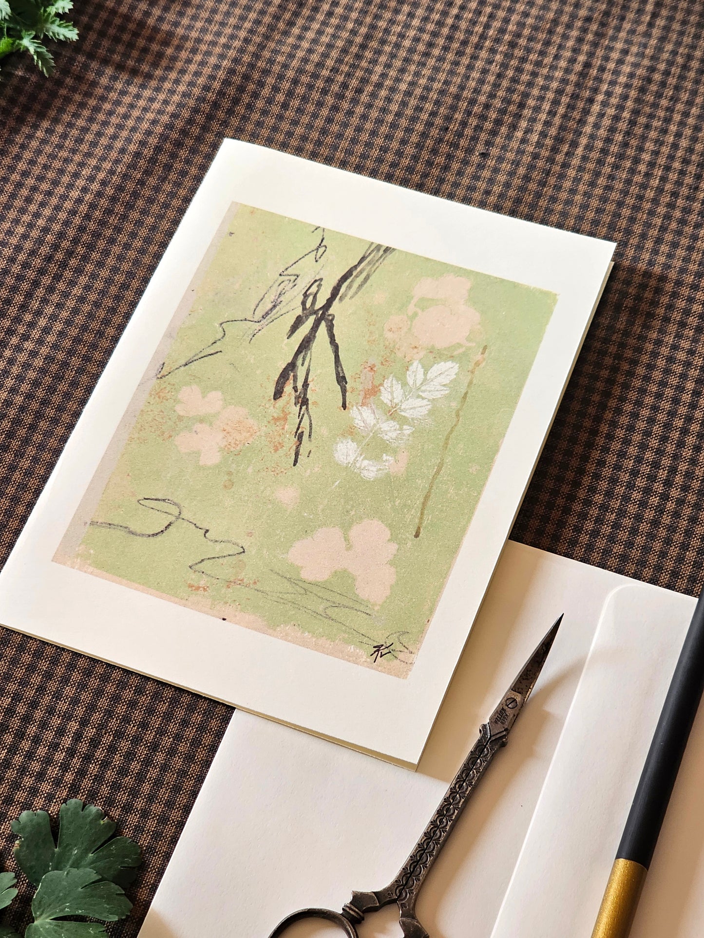 Botanical Art Print Greeting Card | "The Roots of Spring"