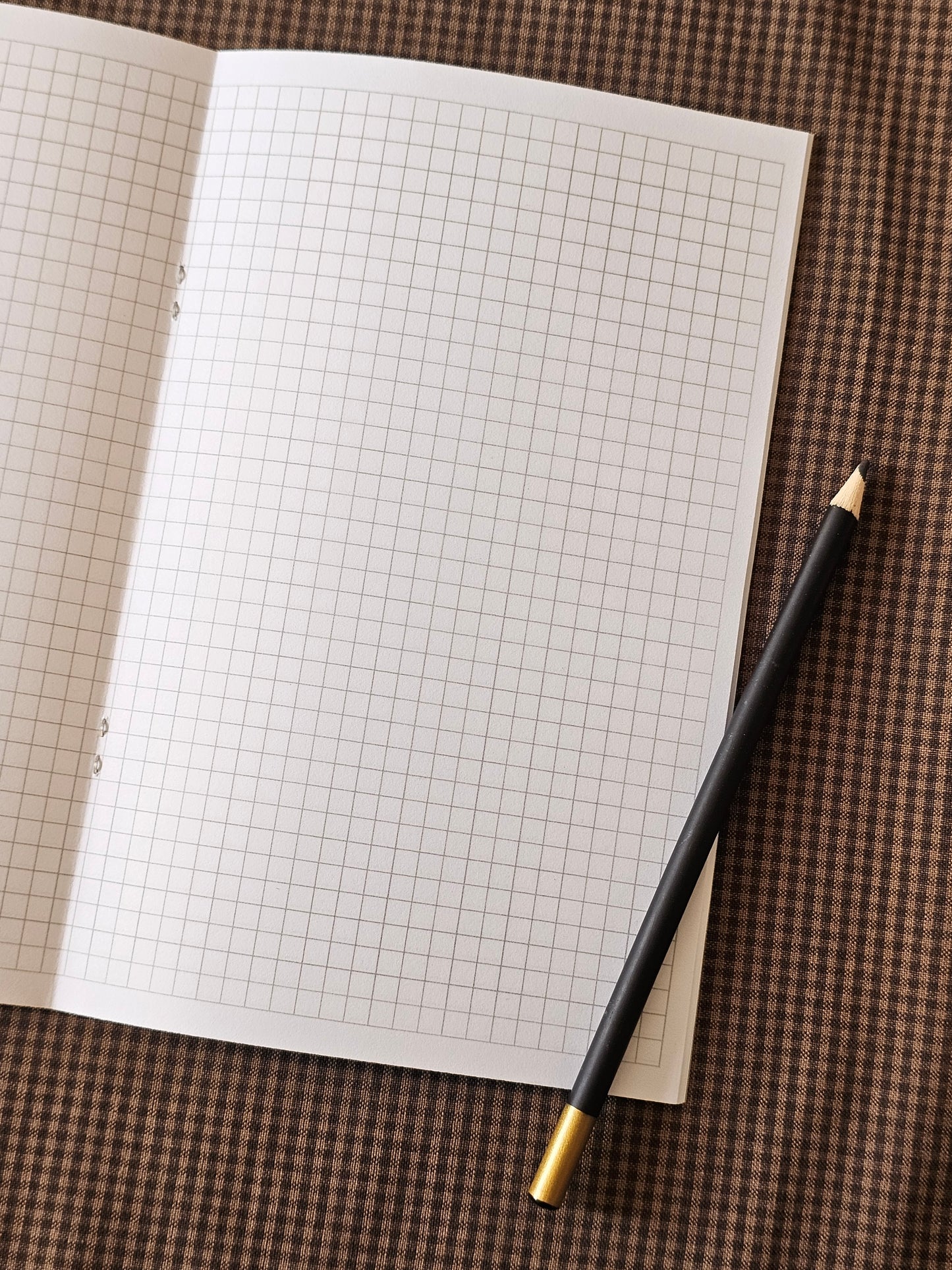 Handmade Coneflower Pocket Notebook | Grid-Lined Vellum Overlay