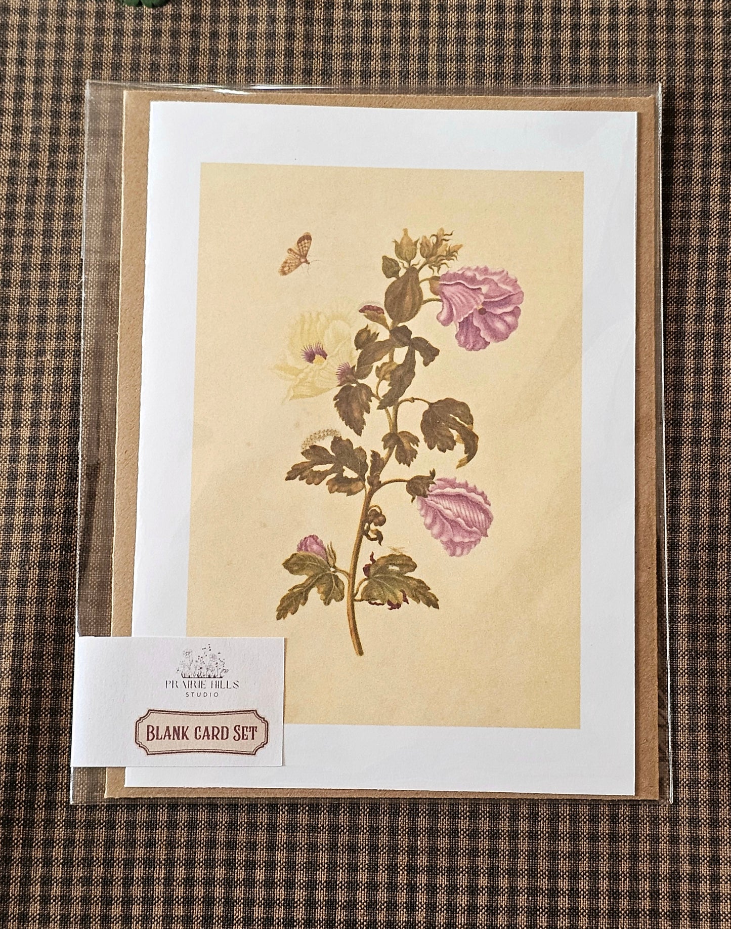 Floral Illustration Greeting Card | Illustrated Card and Envelope Set
