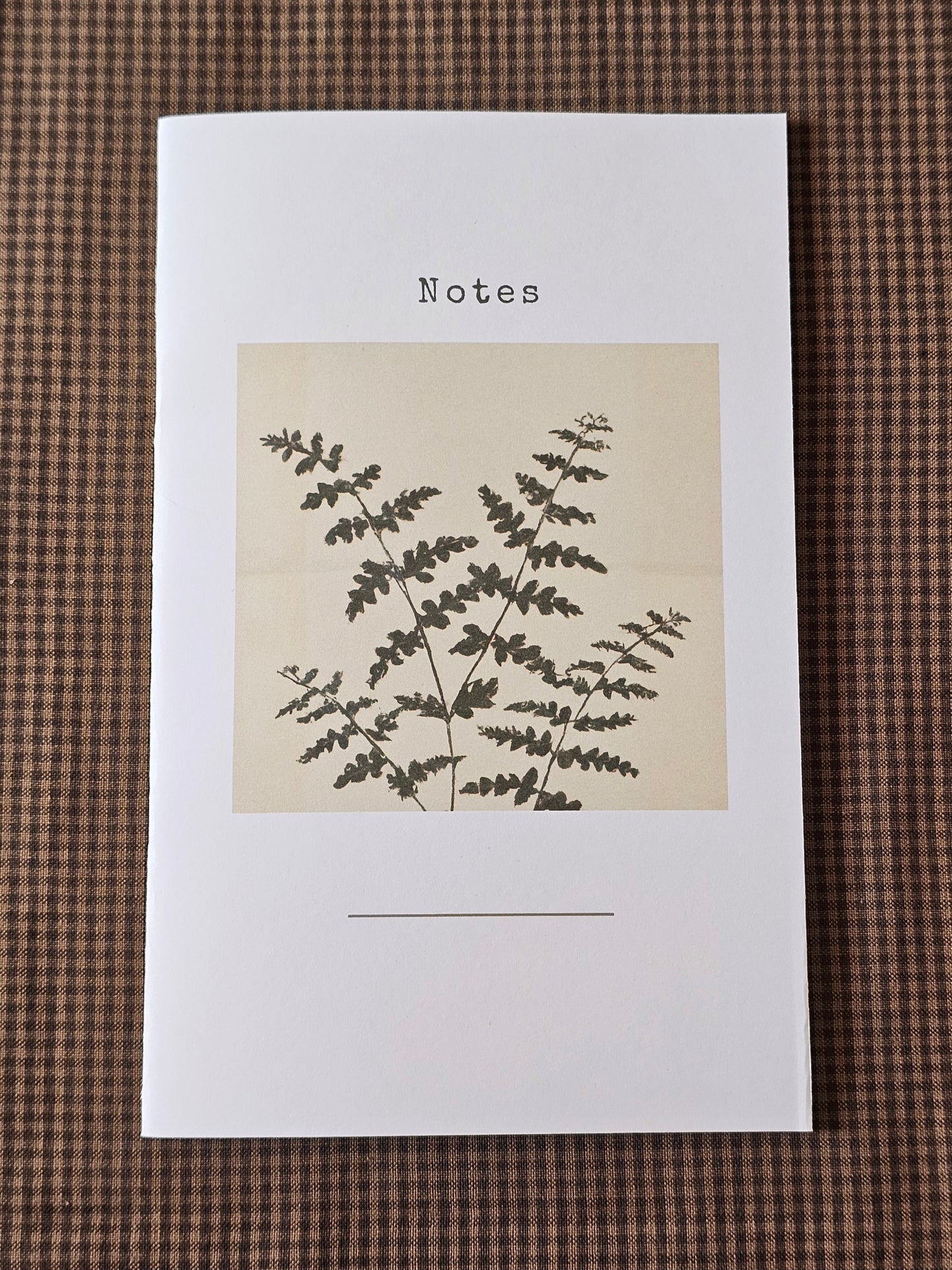 Handmade Botanical Pocket Notebook | Fern Design #2