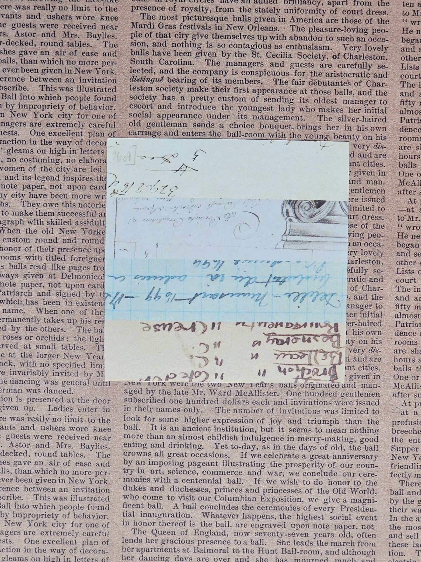 Historical Papers Collection Washi Sticker Pack