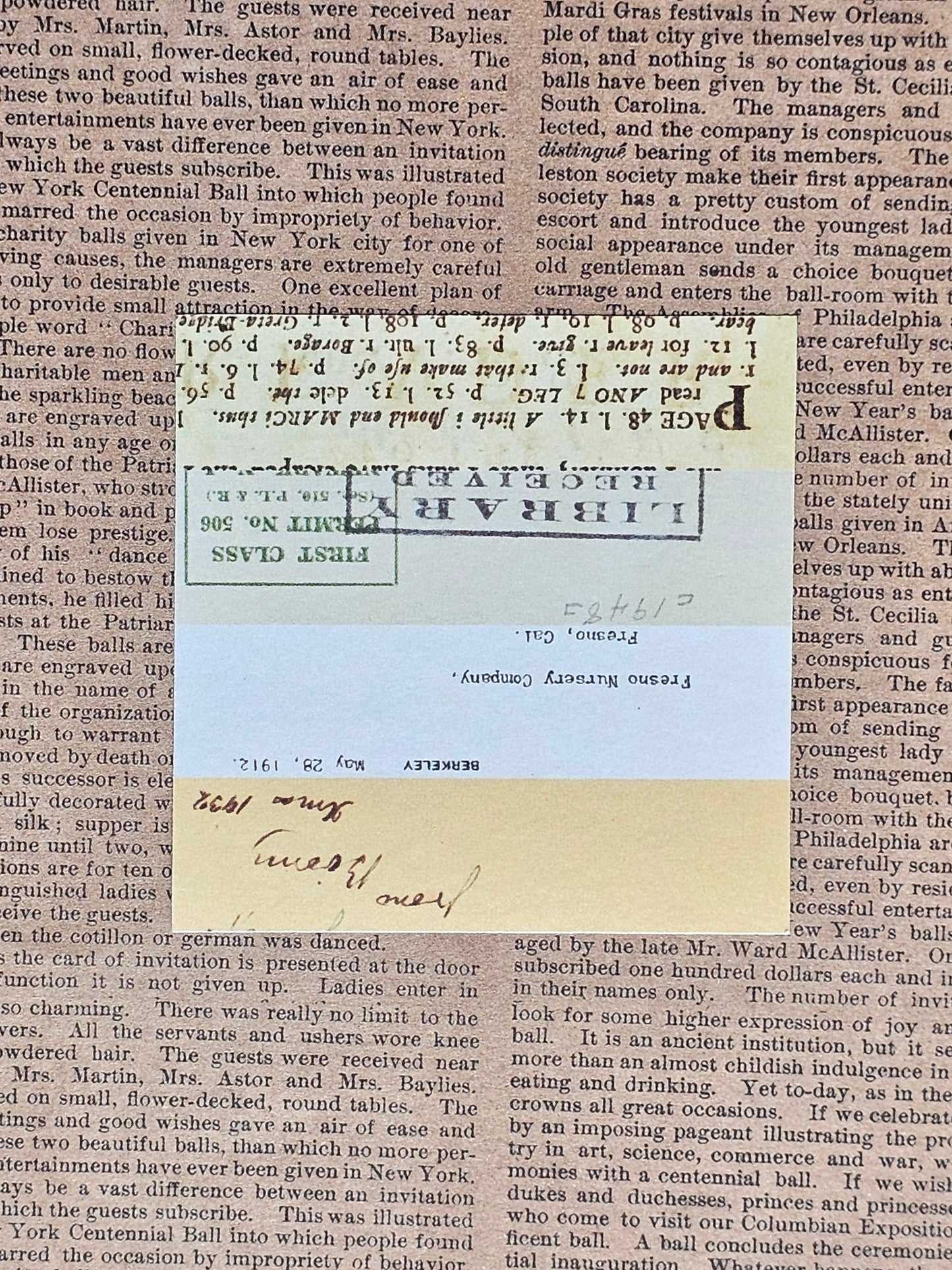 Historical Papers Collection Washi Sticker Pack