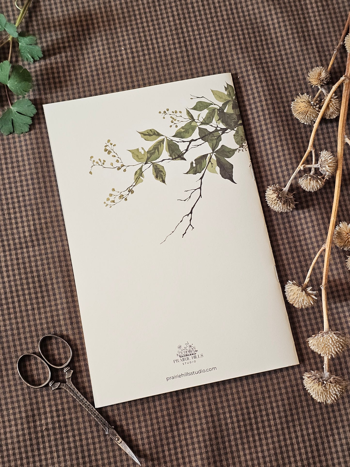 Handmade Botanical Pocket Notebook