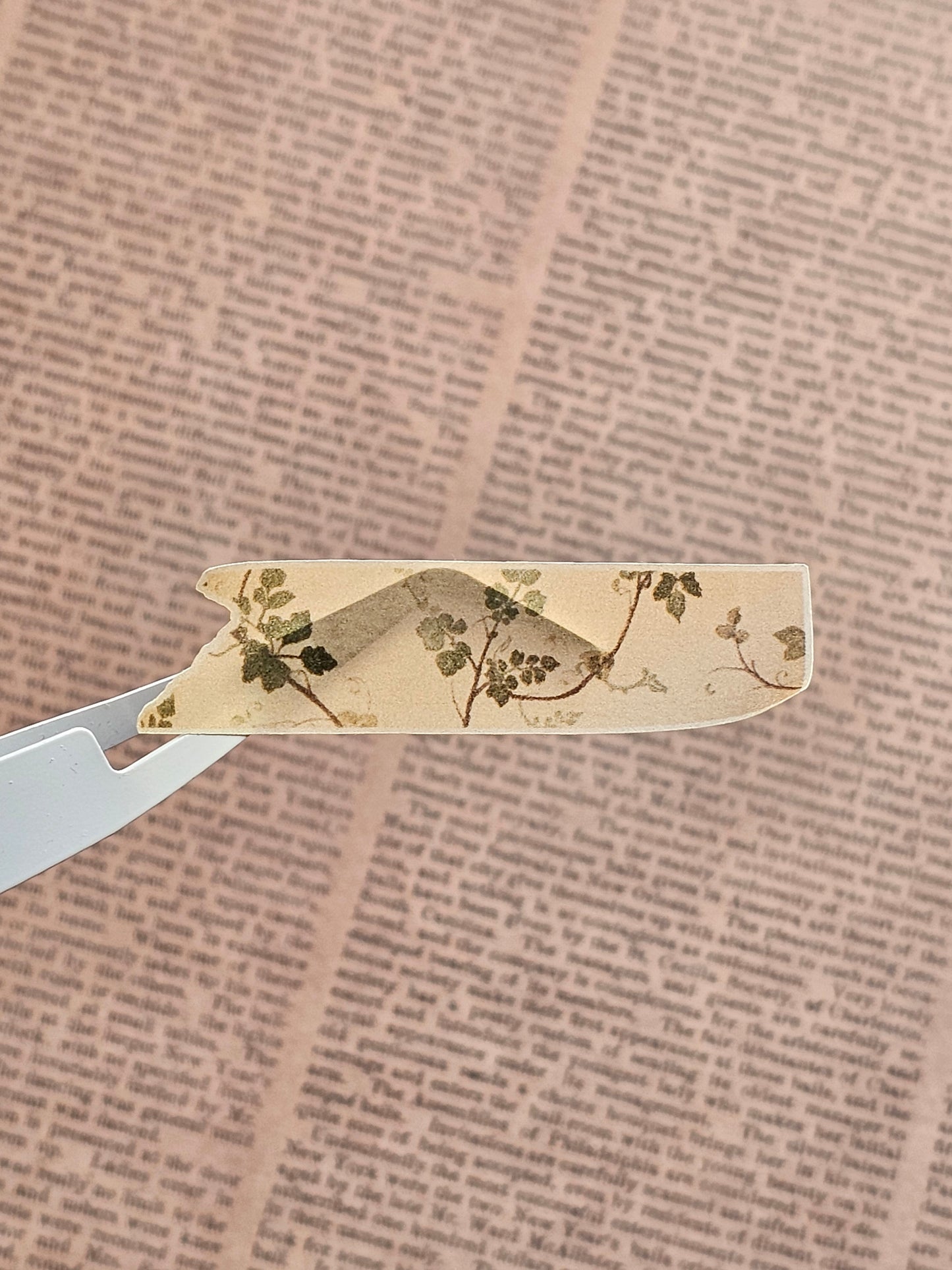 Botanical Torn Washi Tape Sticker Sheet