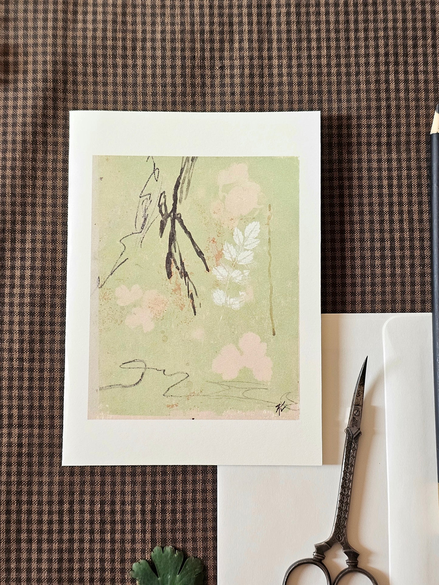 Botanical Art Print Greeting Card | "The Roots of Spring"
