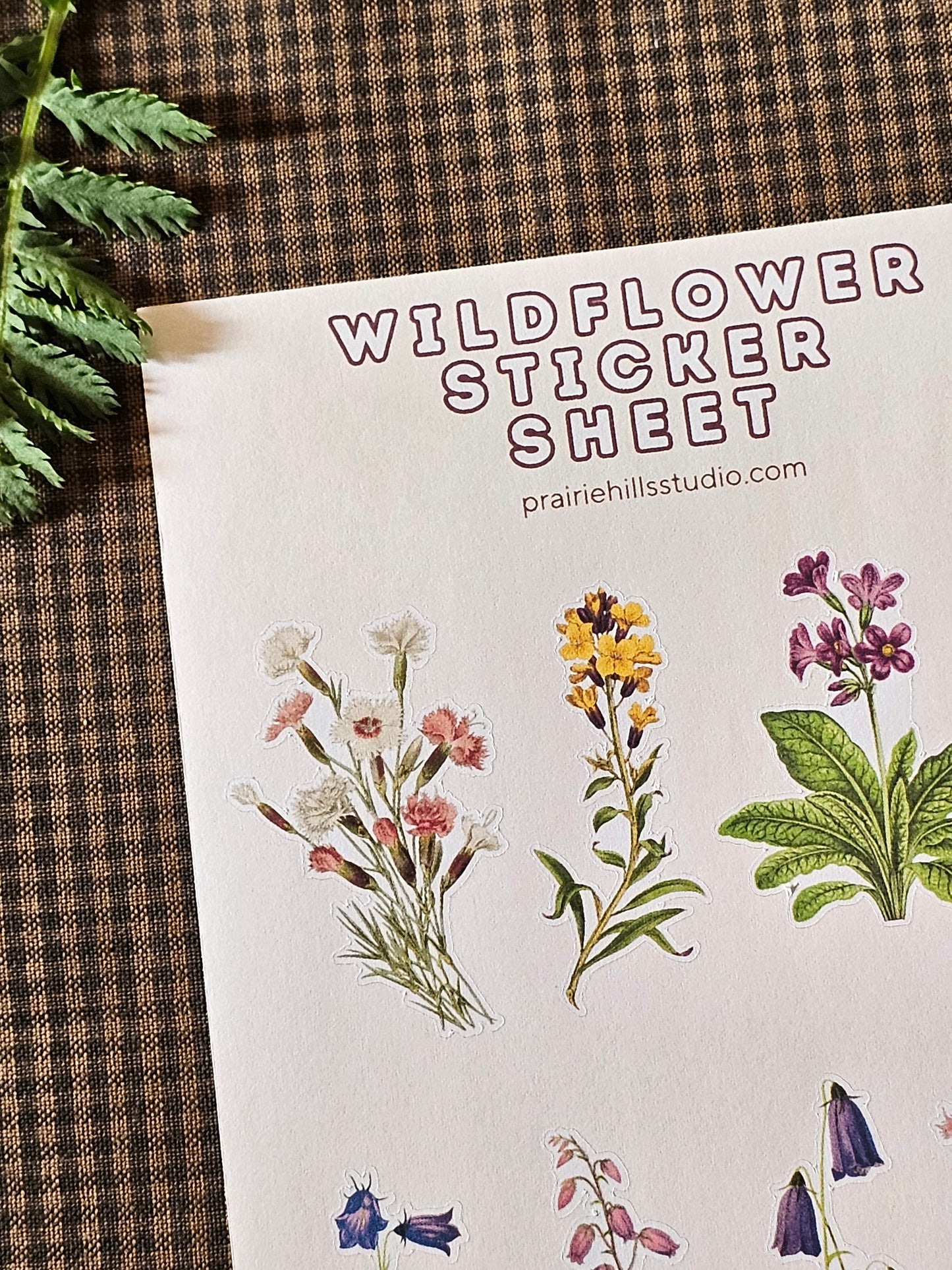 Wildflower Sticker Sheet