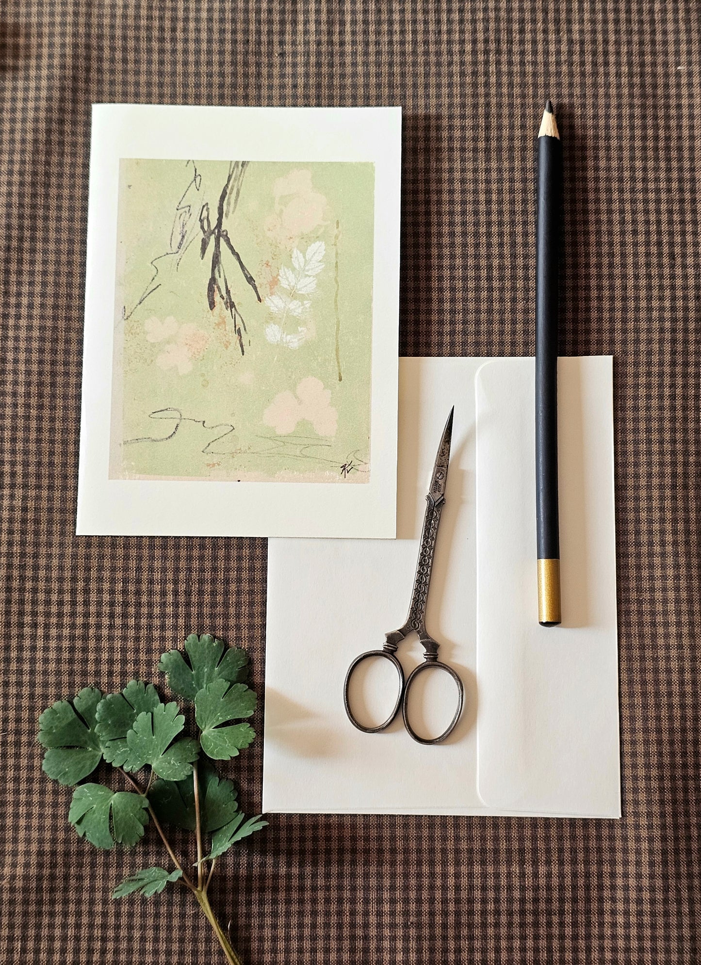 Botanical Art Print Greeting Card | "The Roots of Spring"