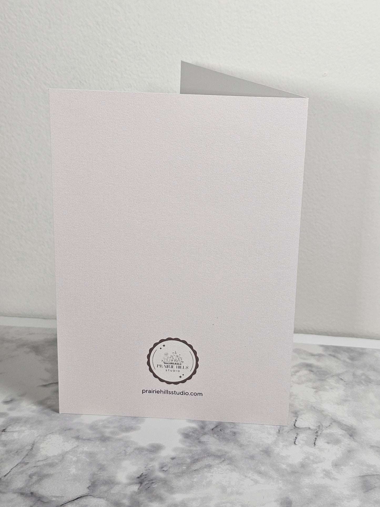 Cottage Blank Handmade Greeting Card