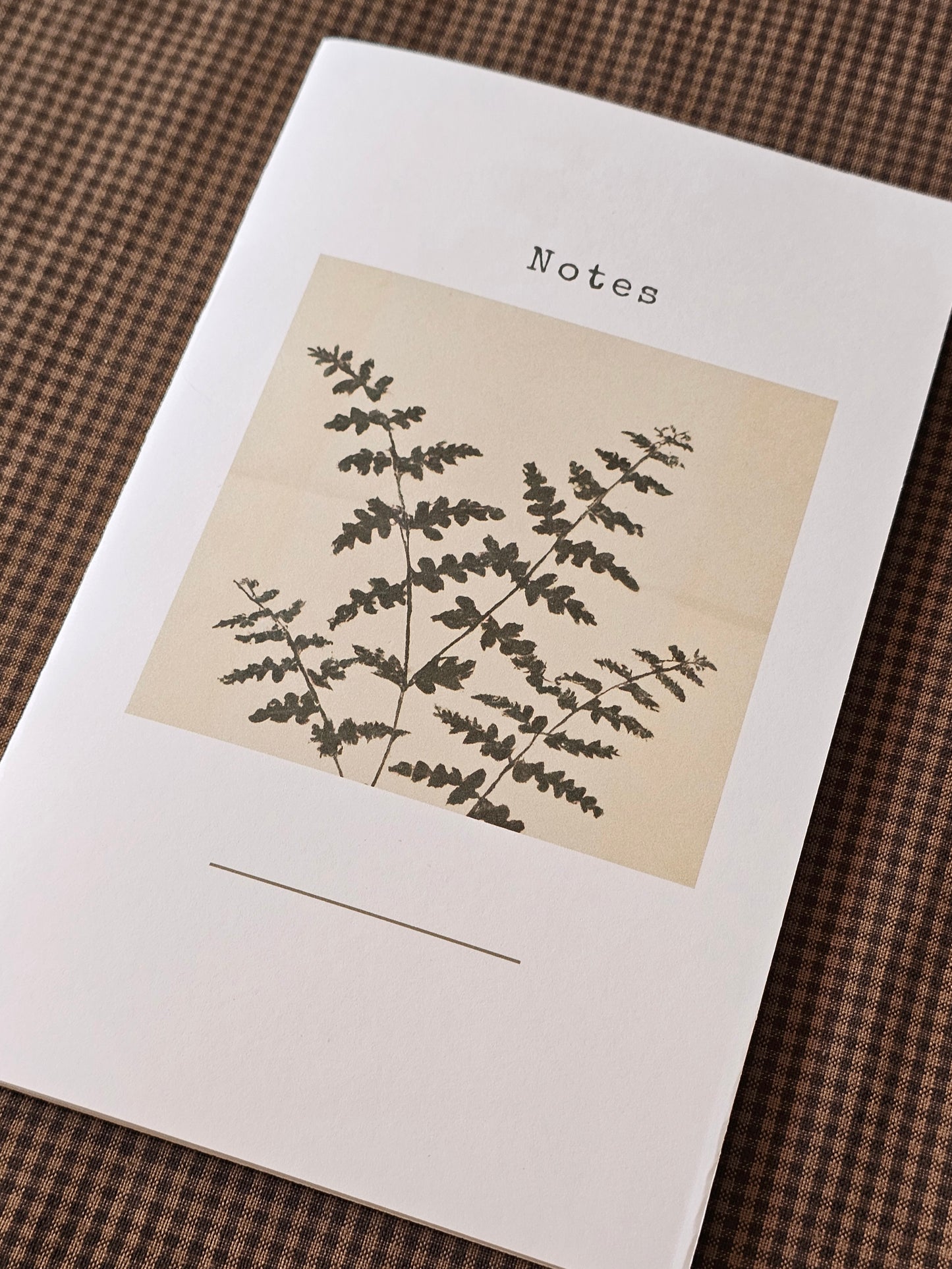 Handmade Botanical Pocket Notebook | Fern Design #2