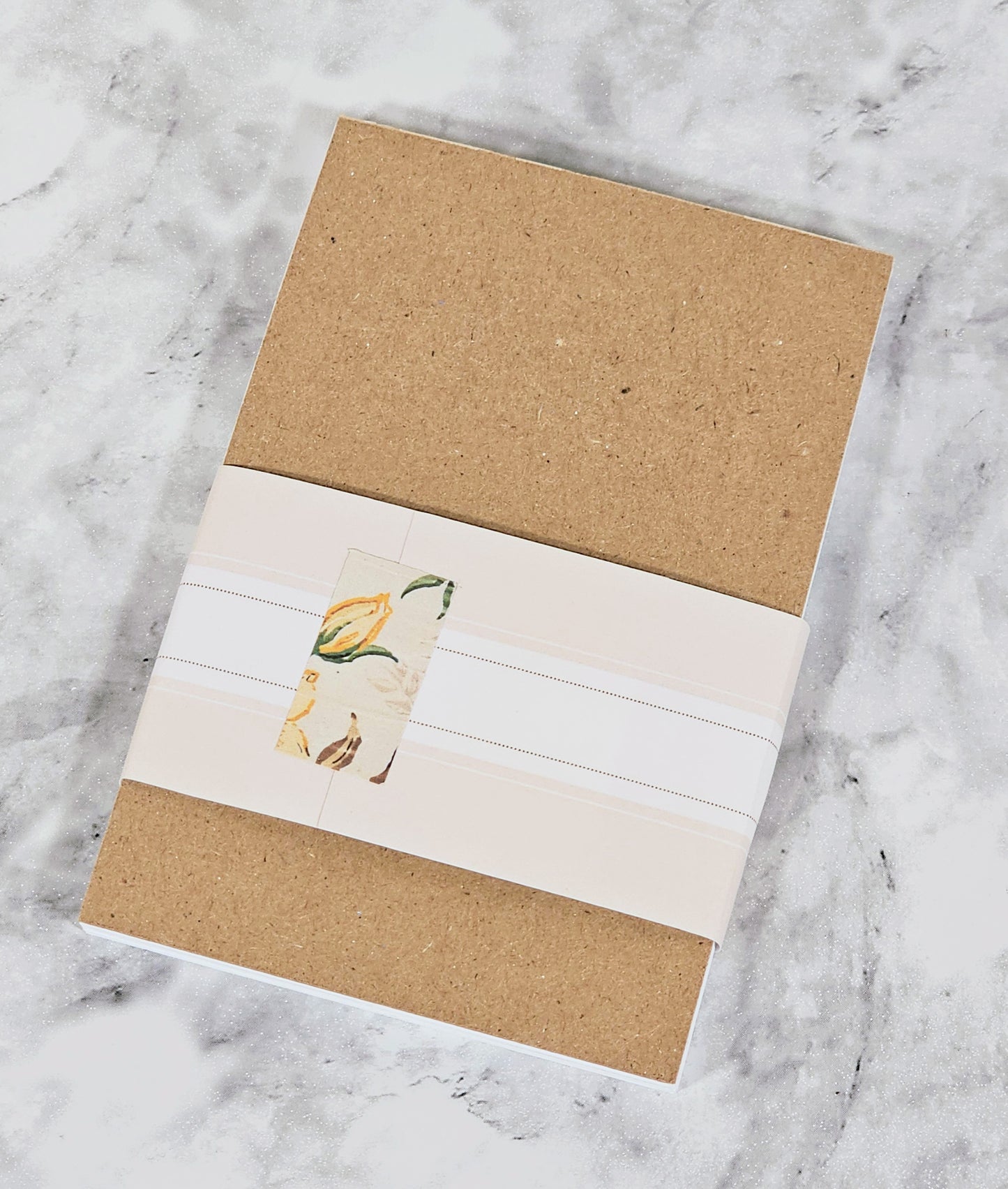 Vintage-Style Floral Small Memo Pad