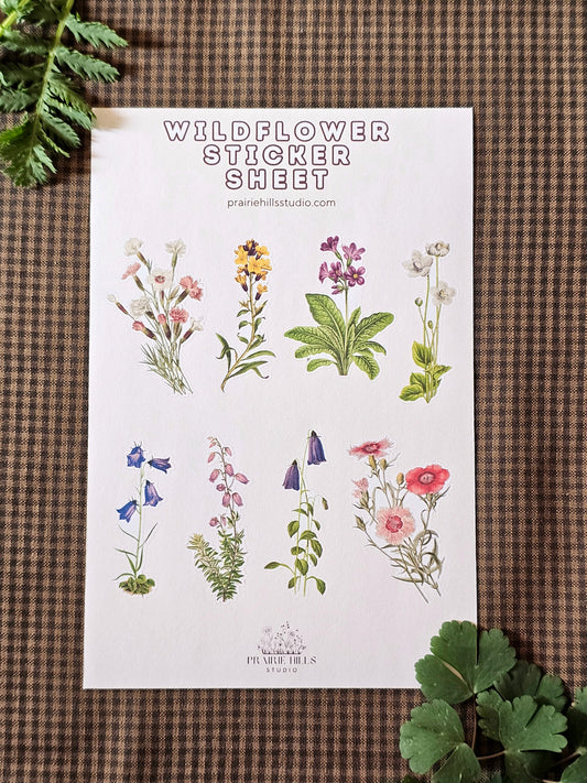 Wildflower Sticker Sheet