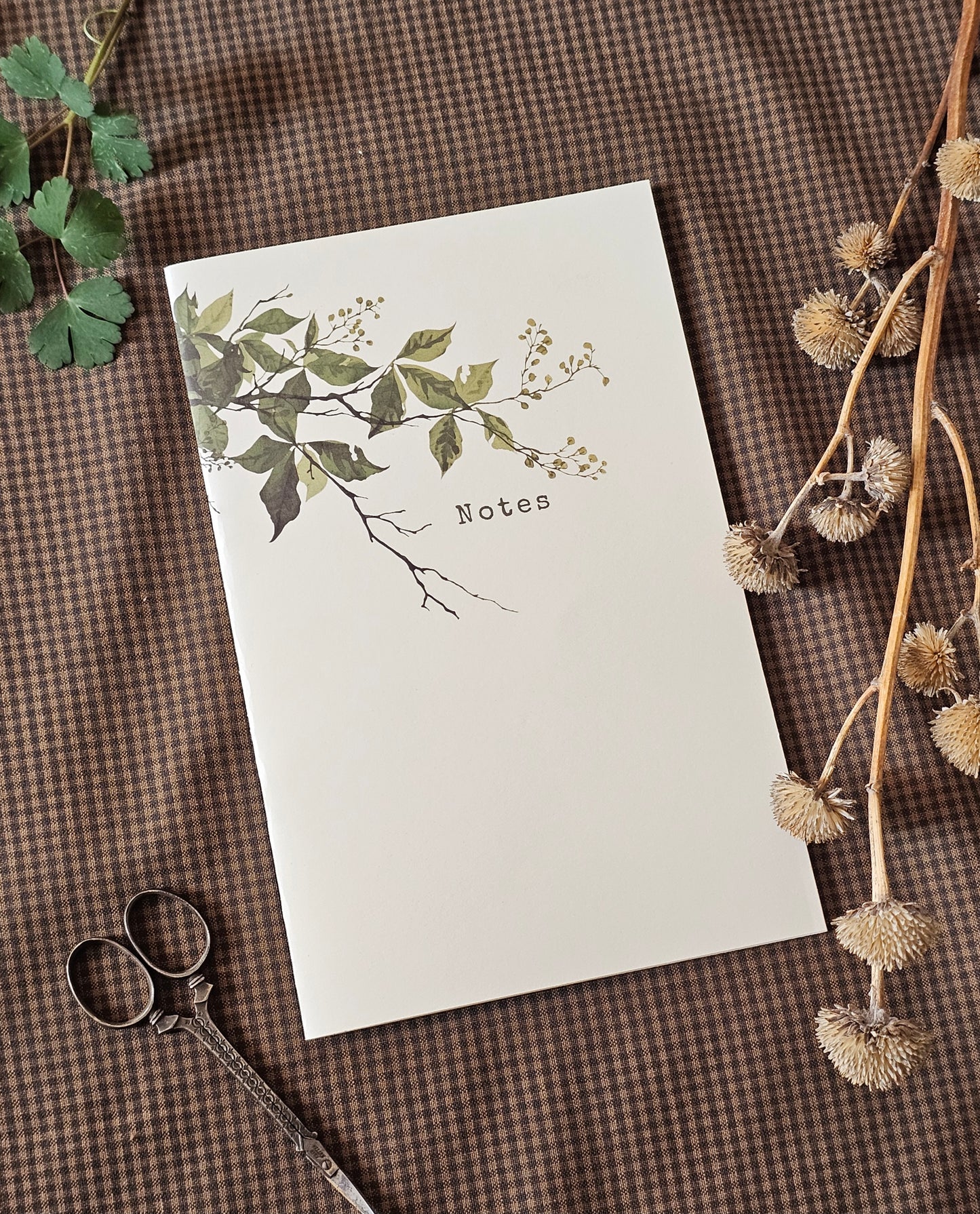 Handmade Botanical Pocket Notebook