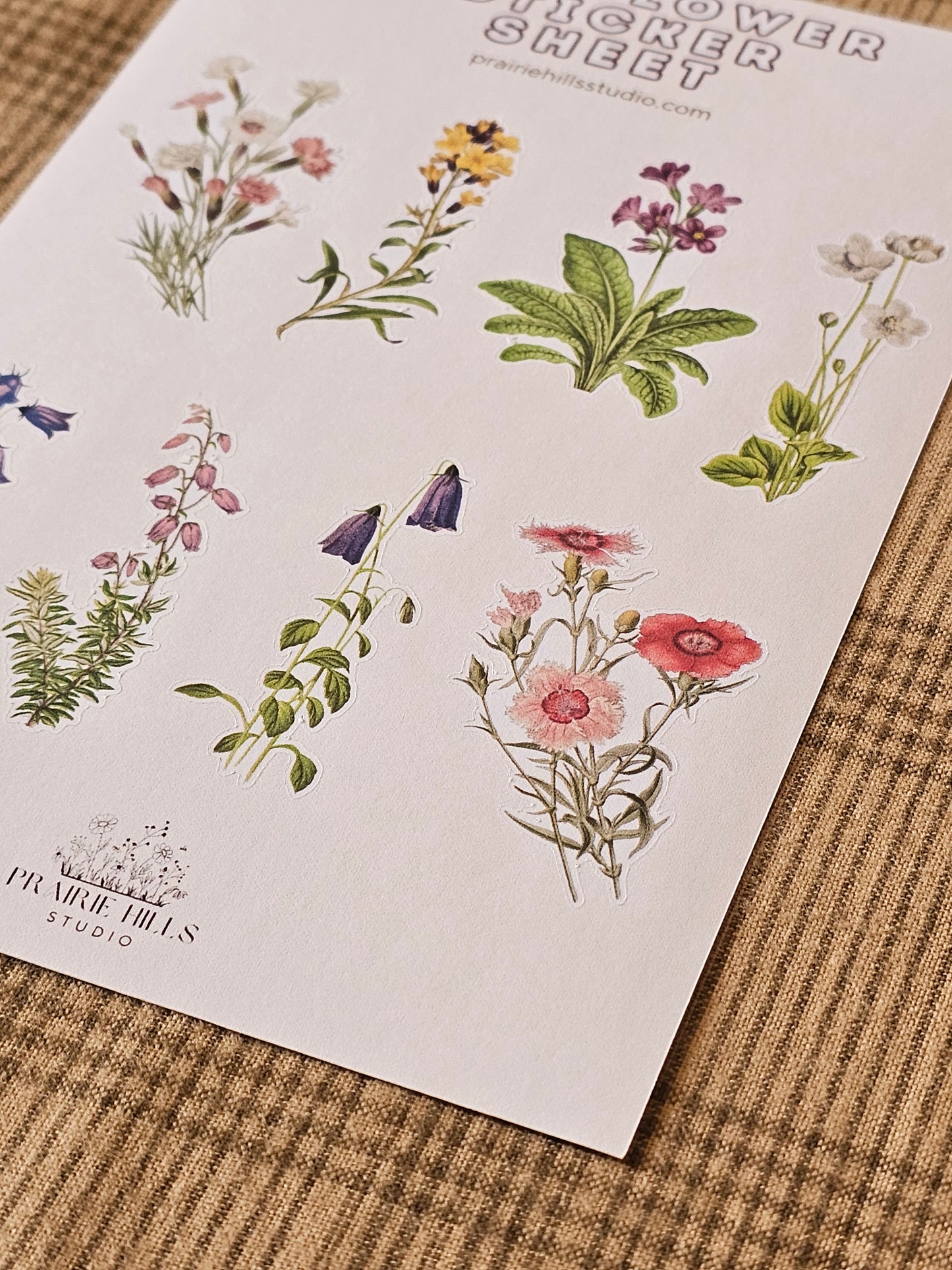 Wildflower Sticker Sheet