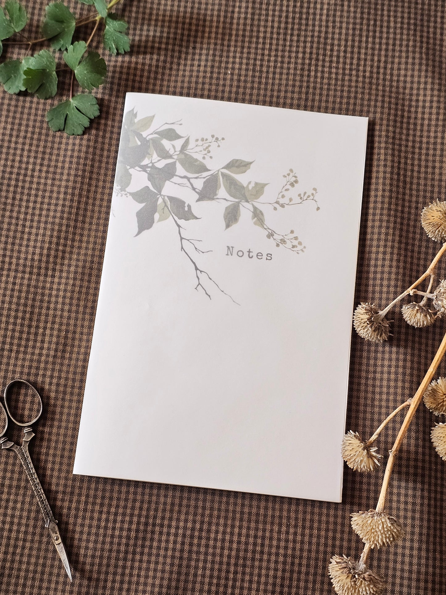 Handmade Botanical Pocket Notebook