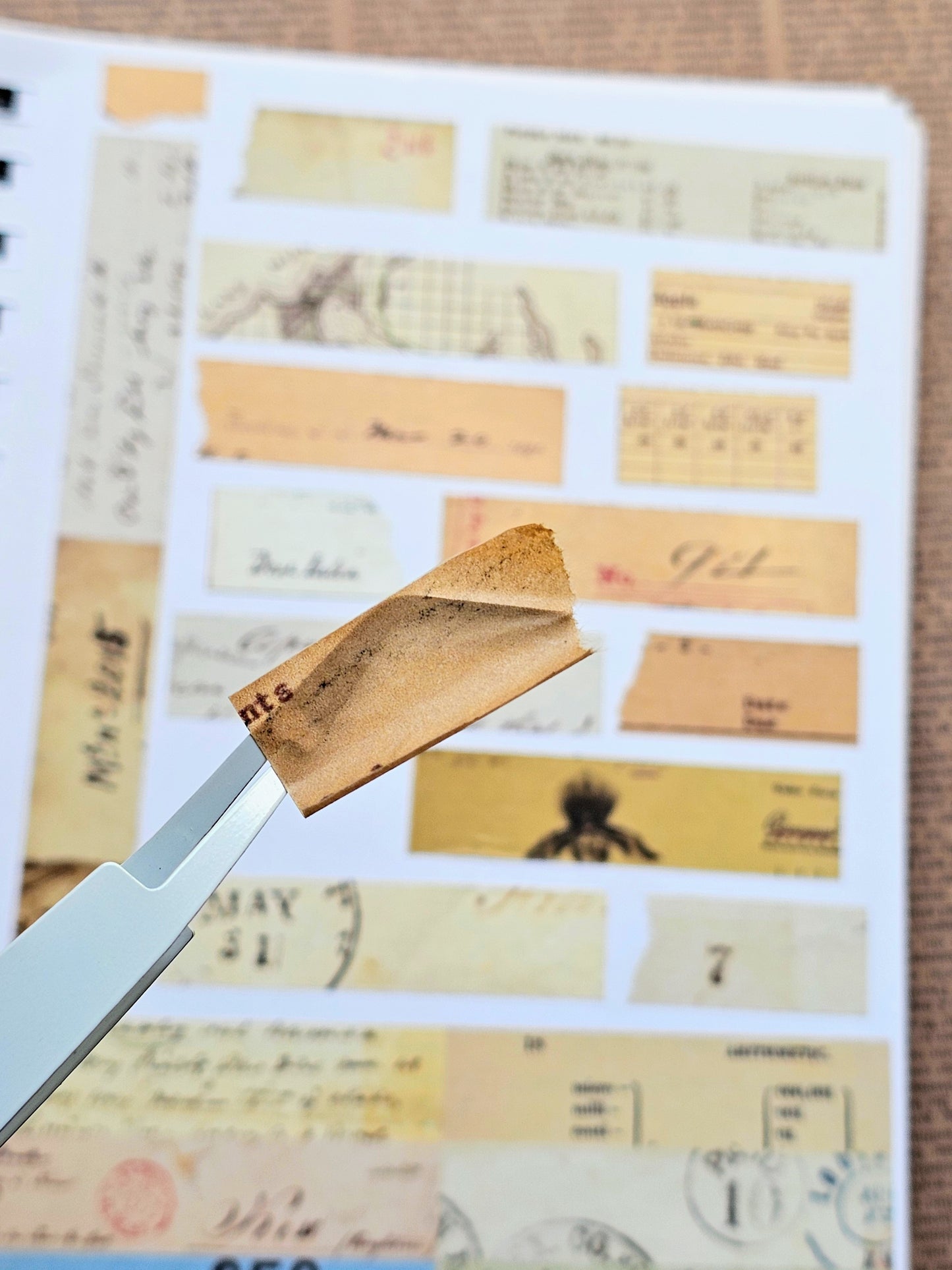 Historical Papers Collection Washi Sticker Pack