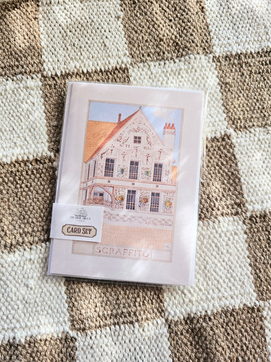 Cottage Blank Handmade Greeting Card