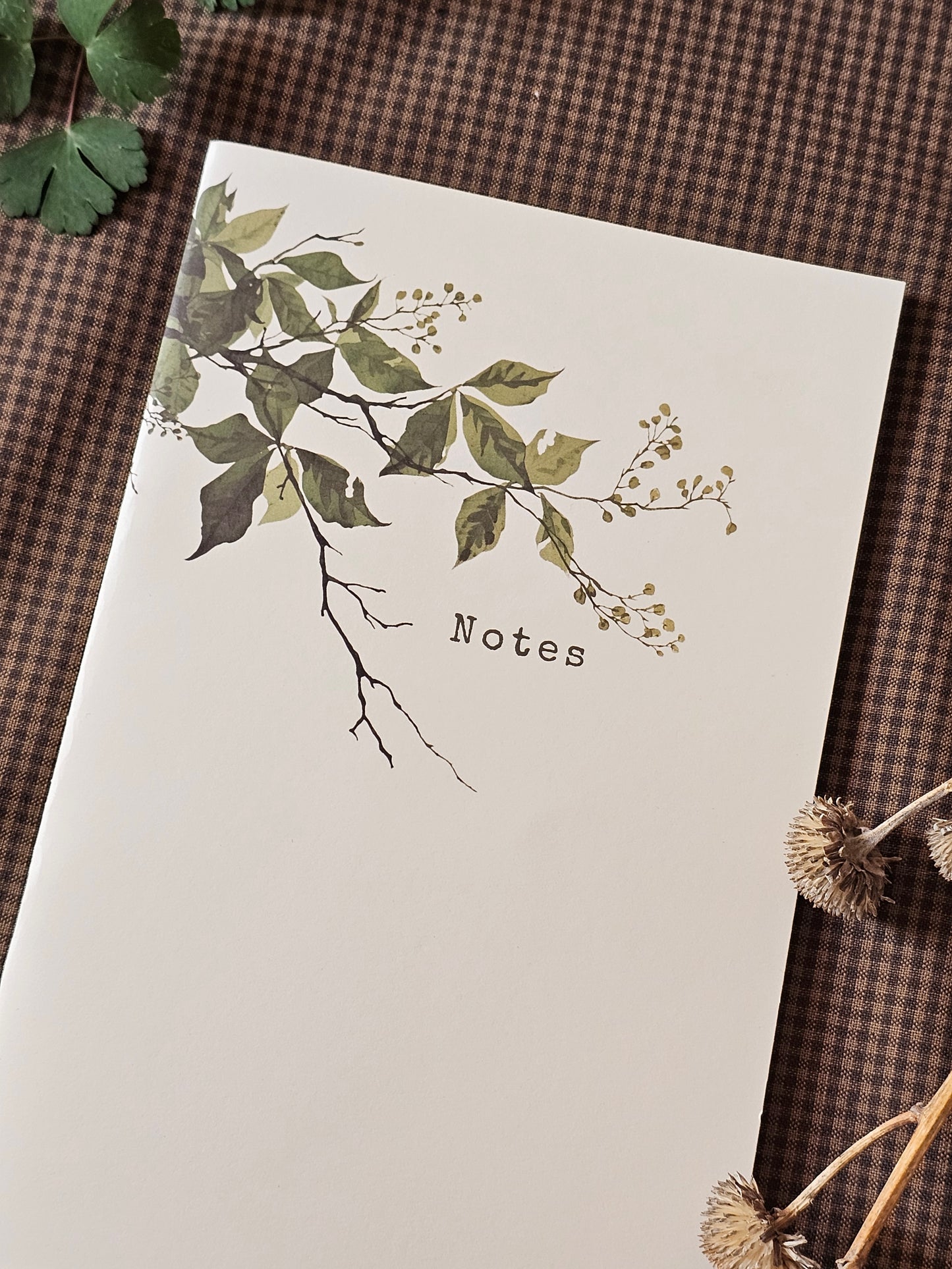 Handmade Botanical Pocket Notebook
