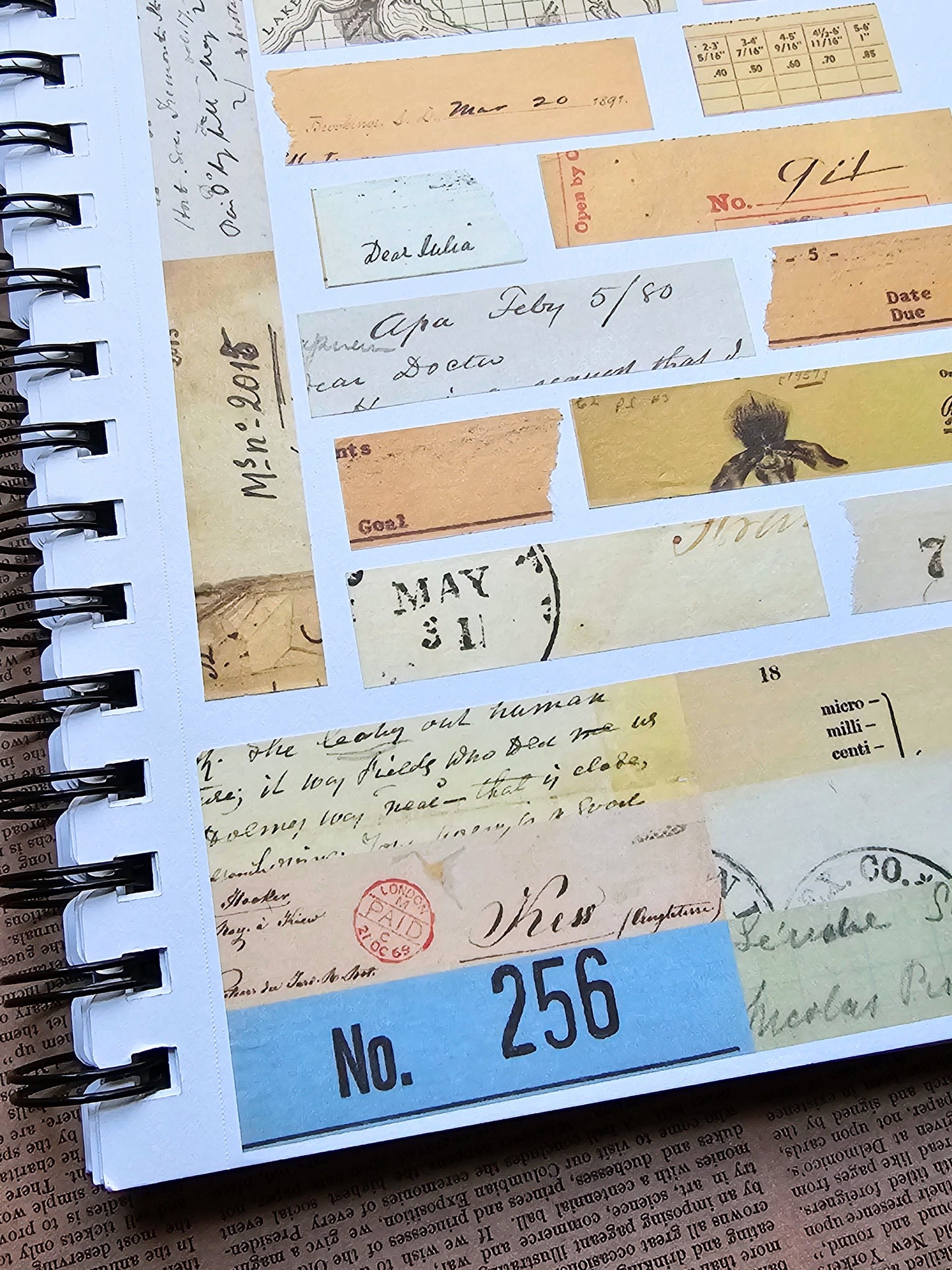Historical Papers Collection Washi Sticker Pack