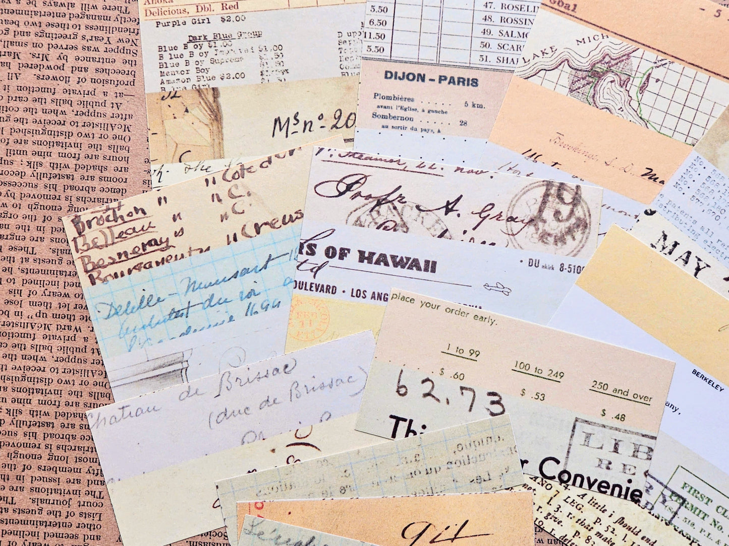 Historical Papers Collection Washi Sticker Pack