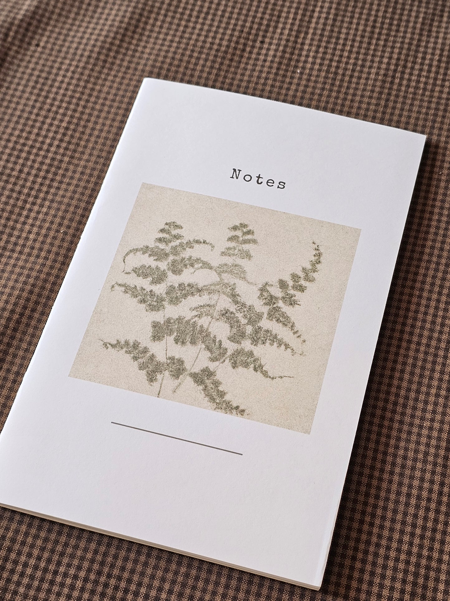 Handmade Botanical Pocket Notebook | Fern Design #1