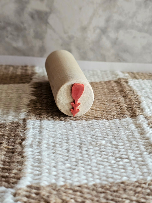 Handmade Tiny Flower Rubber Stamp | Style #3