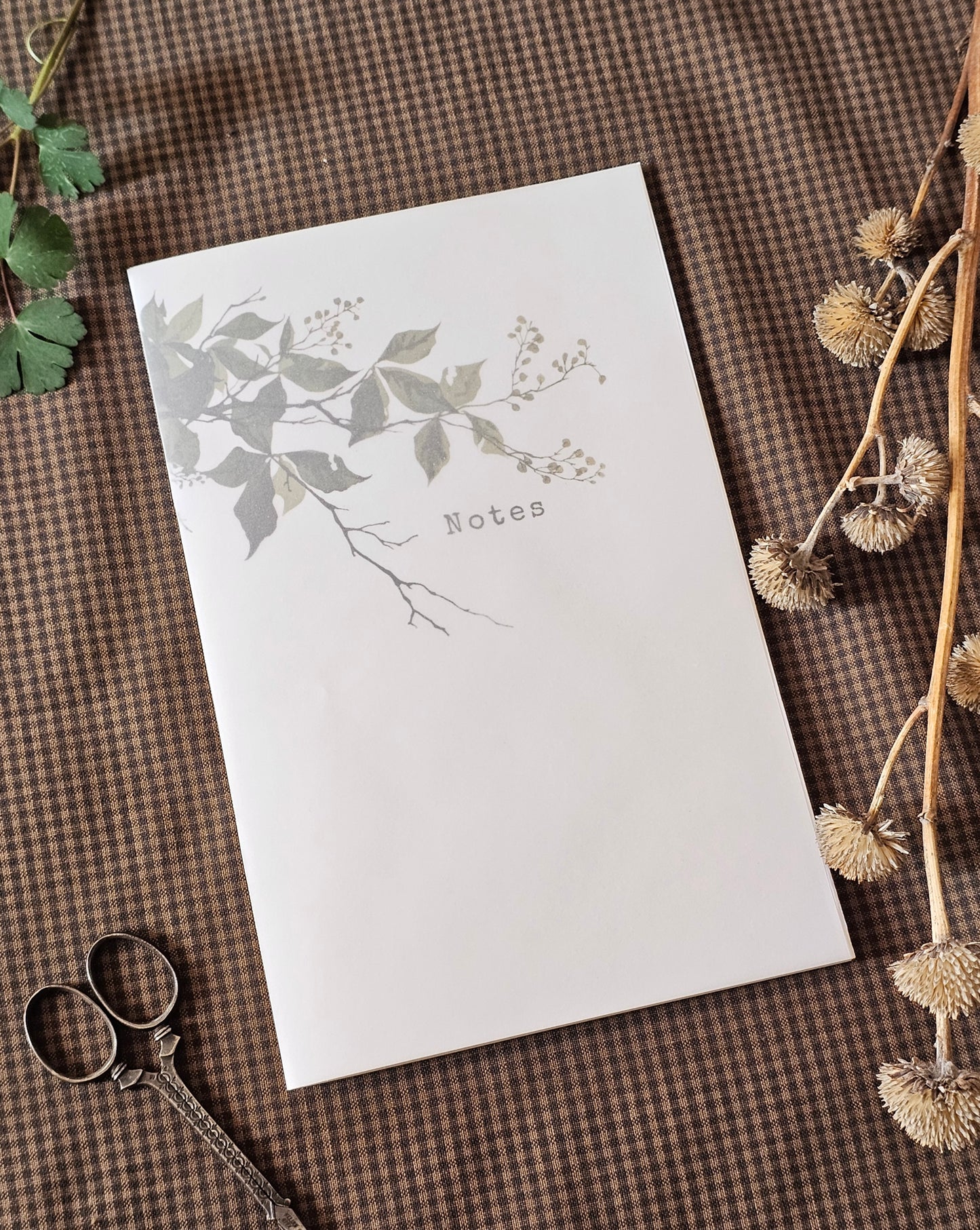 Handmade Botanical Pocket Notebook