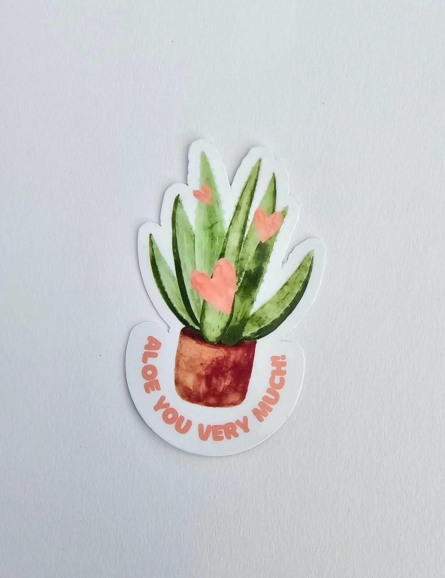Aloe You Very Much Vinyl Sticker