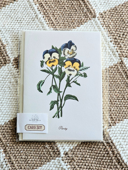 Handmade Lilac Greeting Card with Envelope