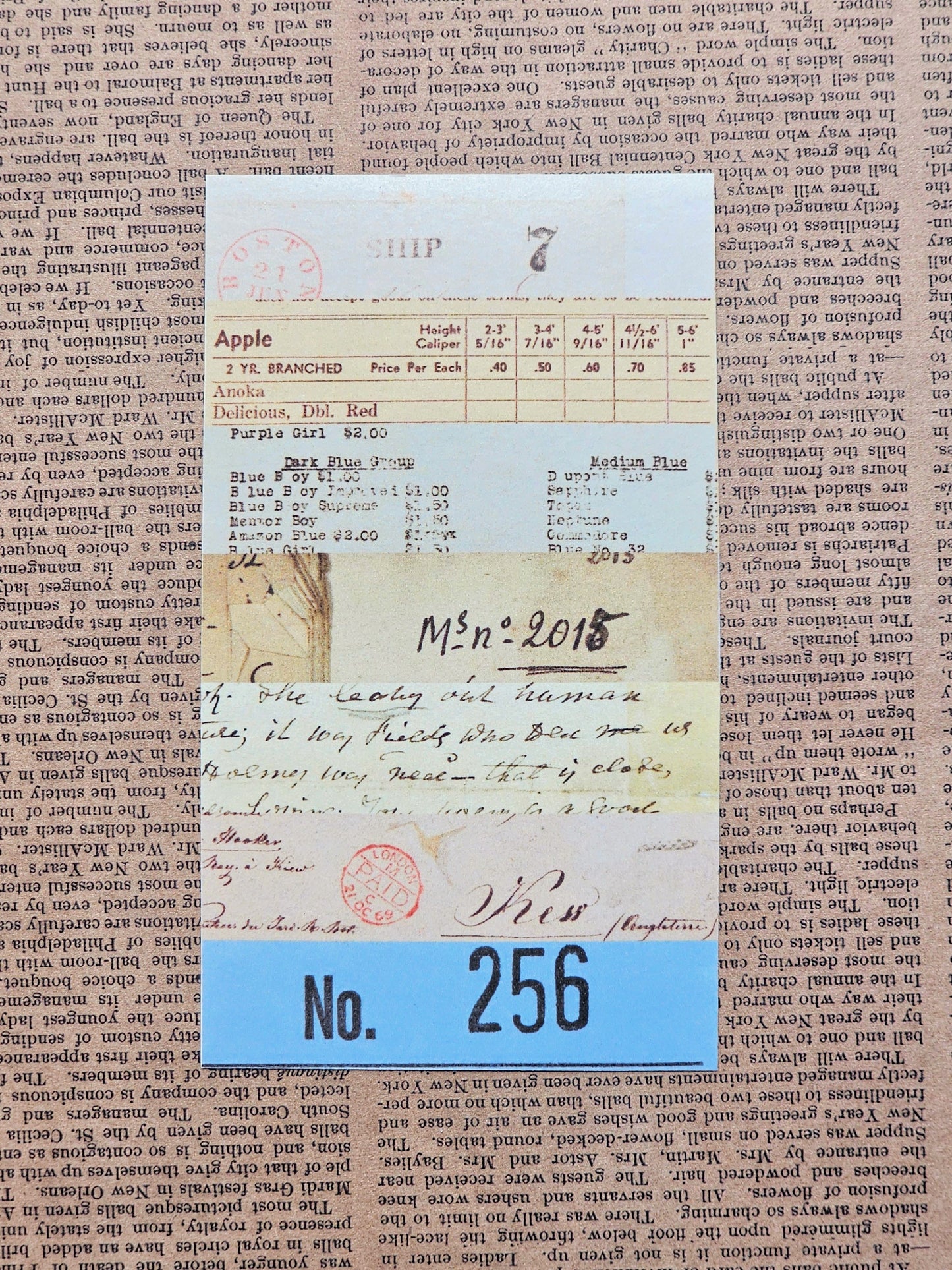 Historical Papers Collection Washi Sticker Pack