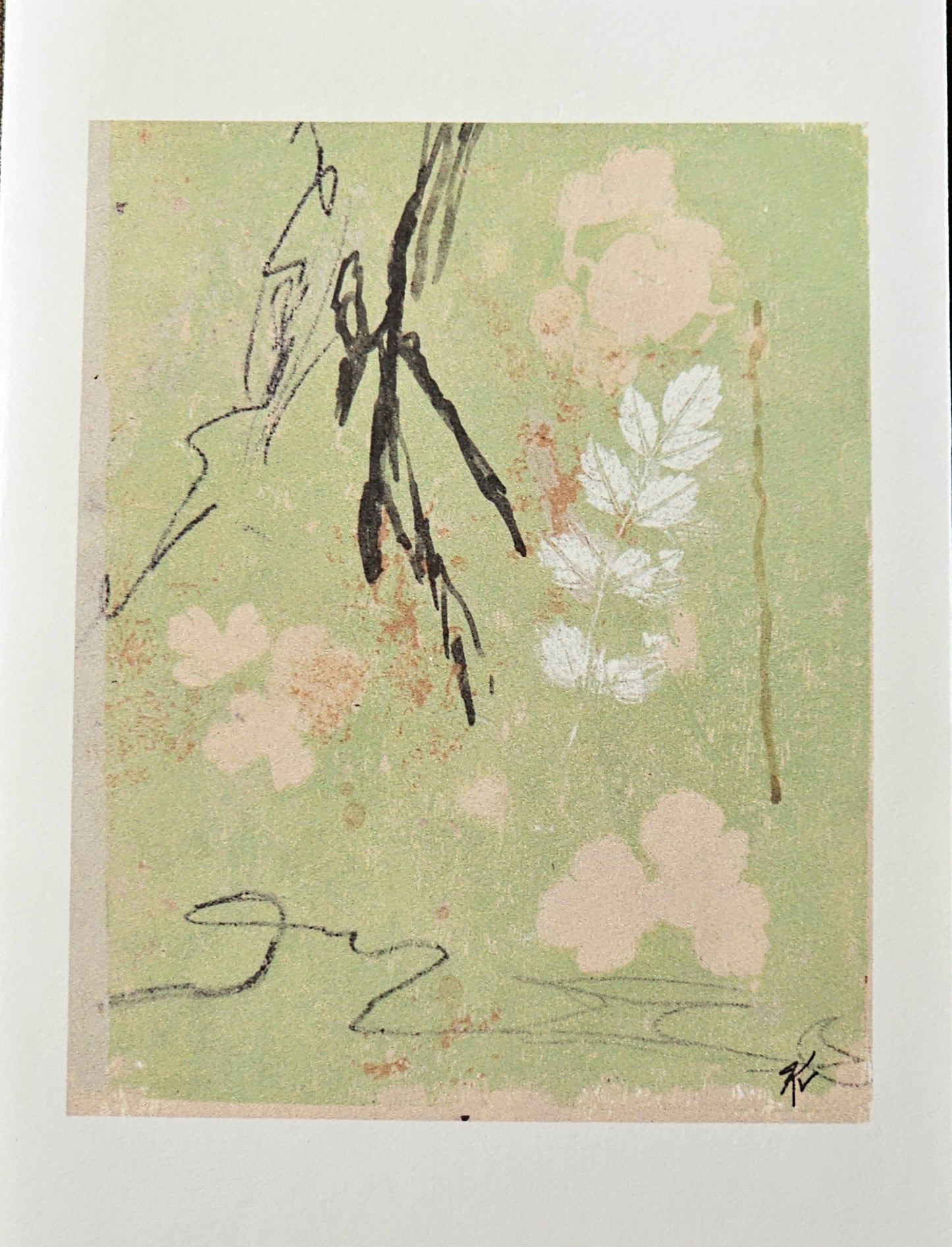 Botanical Art Print Greeting Card | "The Roots of Spring"