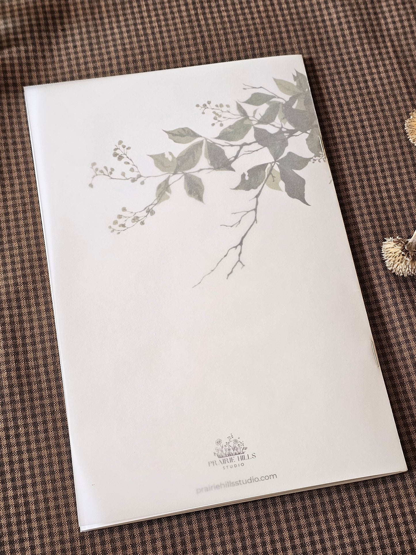 Handmade Botanical Pocket Notebook