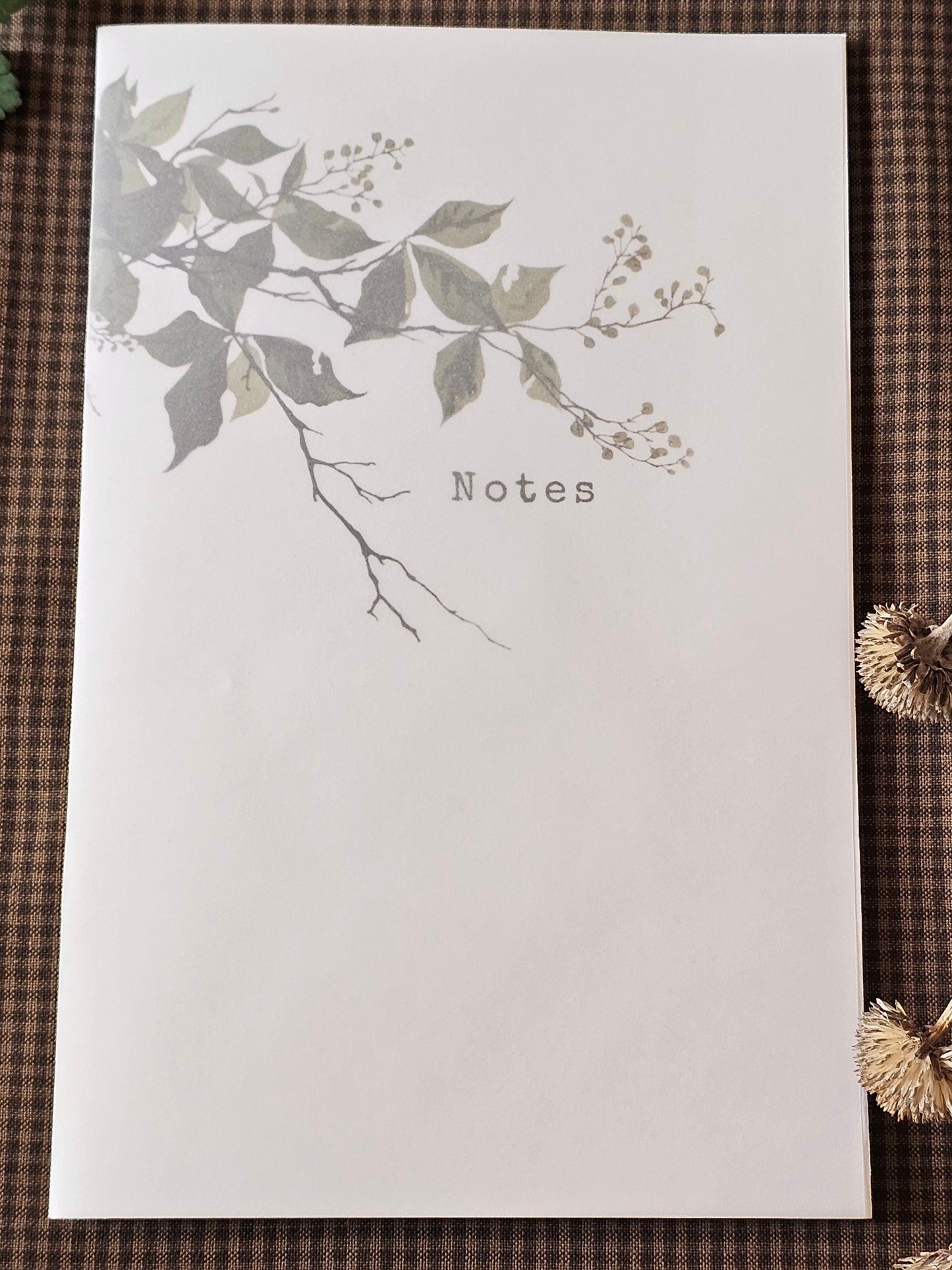 Handmade Botanical Pocket Notebook