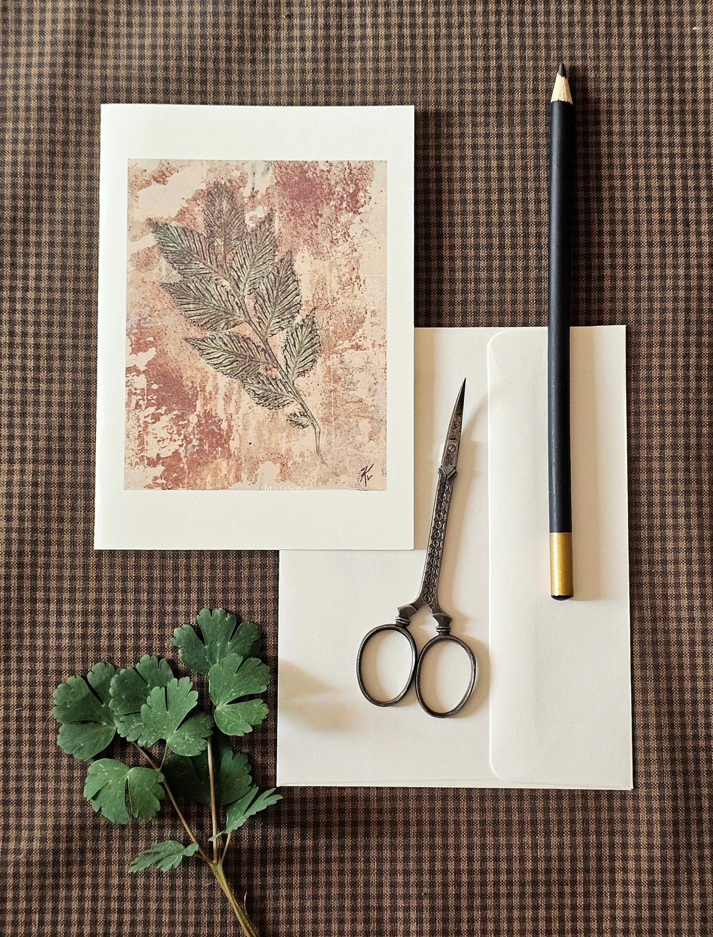 Botanical Art Print Greeting Card | "Sapling Number One"