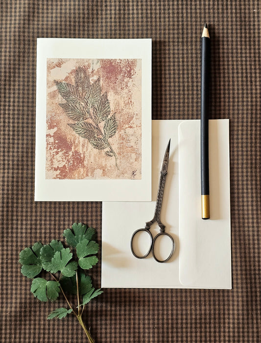 Botanical Art Print Greeting Card | "Sapling Number One"