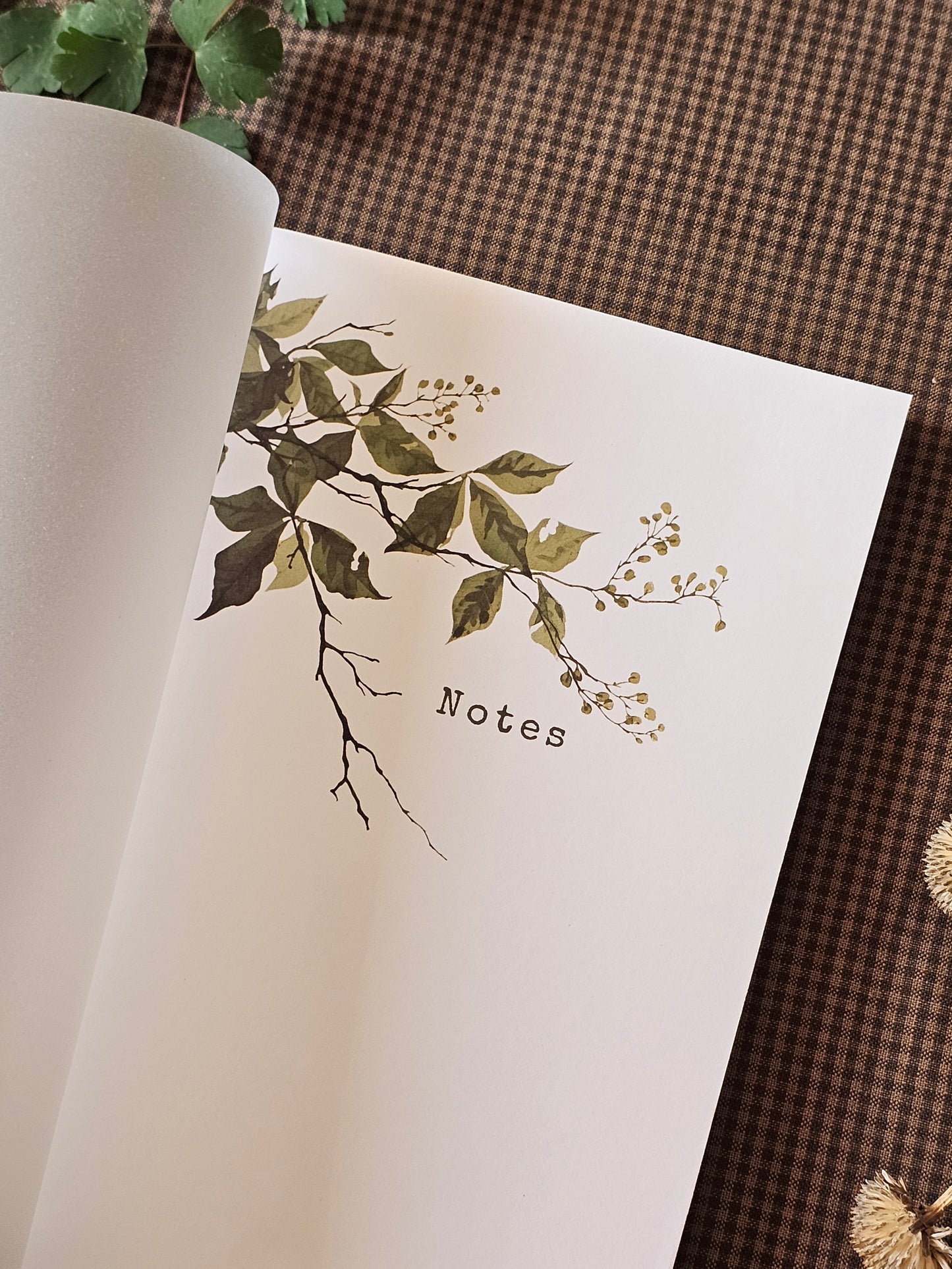Handmade Botanical Pocket Notebook