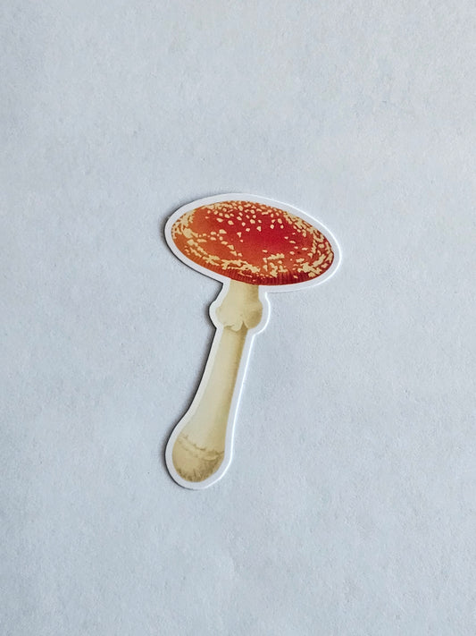 Mushroom Vinyl Sticker Style #3